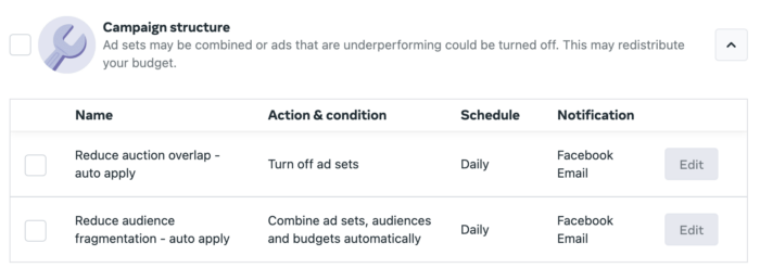 Automatic Adjustments